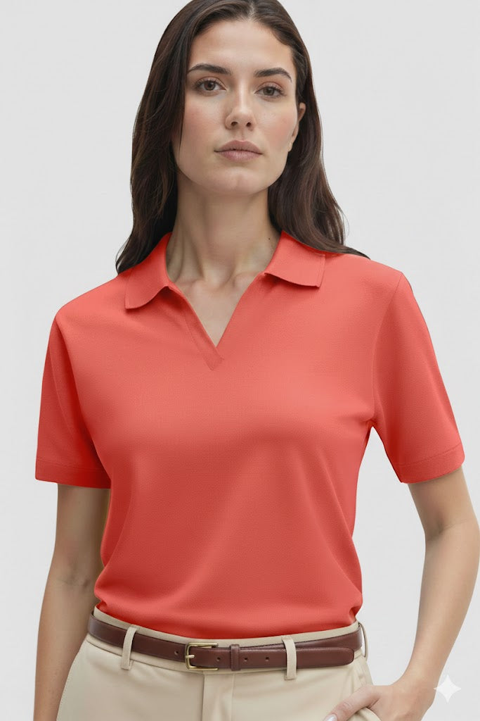 ¡Oferta Especial de Liquidación!Polo V-Neck para Mujer - #62009